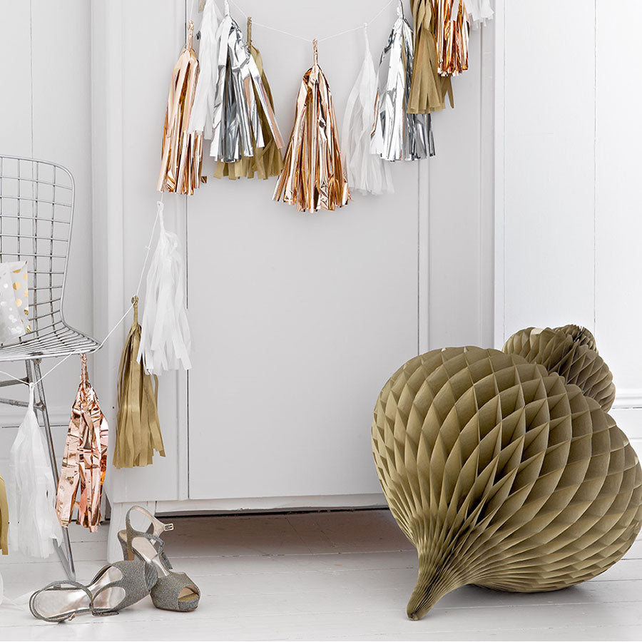 Classy Tassels Girlander Metallisk