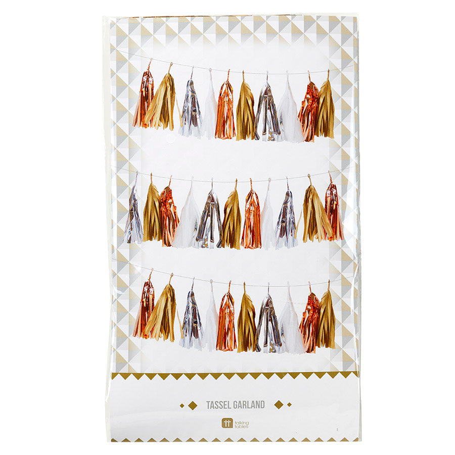 Classy Tassels Girlander Metallisk