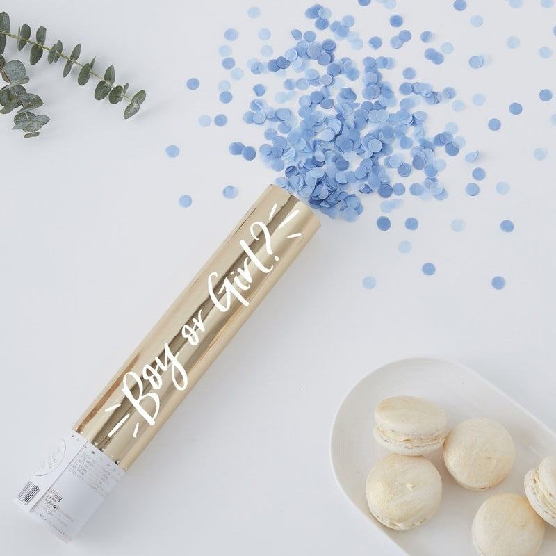 Stor Konfettikanon Blå