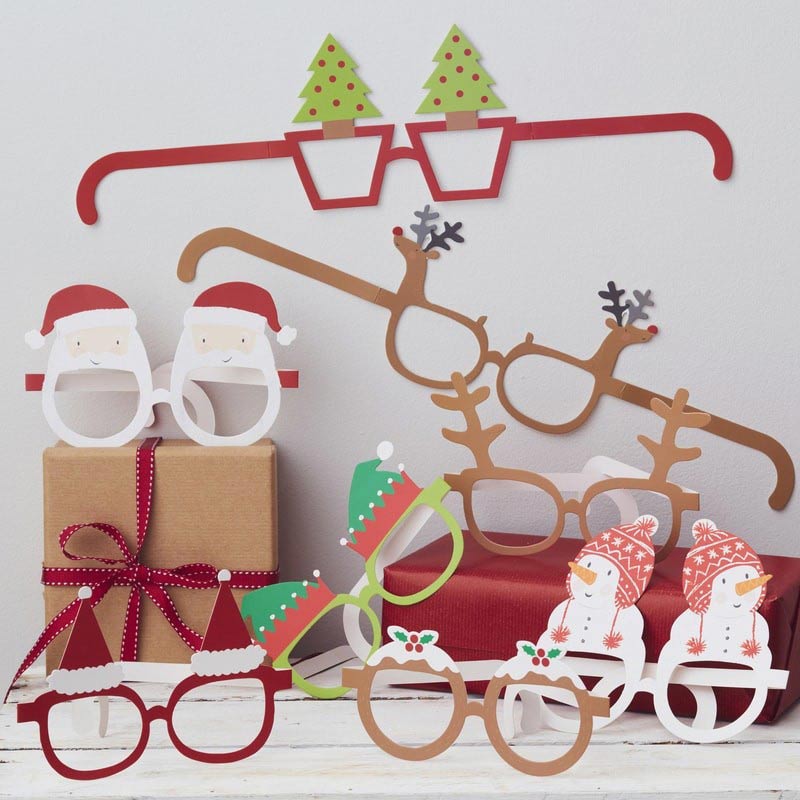 Novelty Christmas Glasses