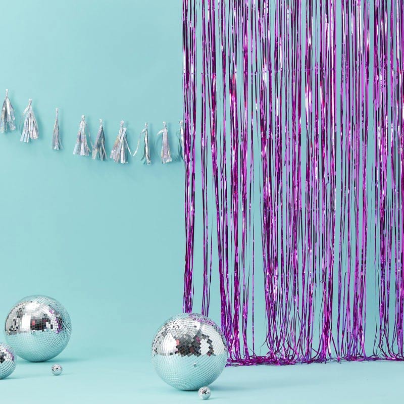 Fringe Curtain - Pink