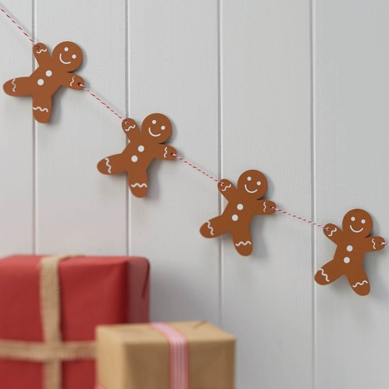 Bunting - Wooden - Gingerbread