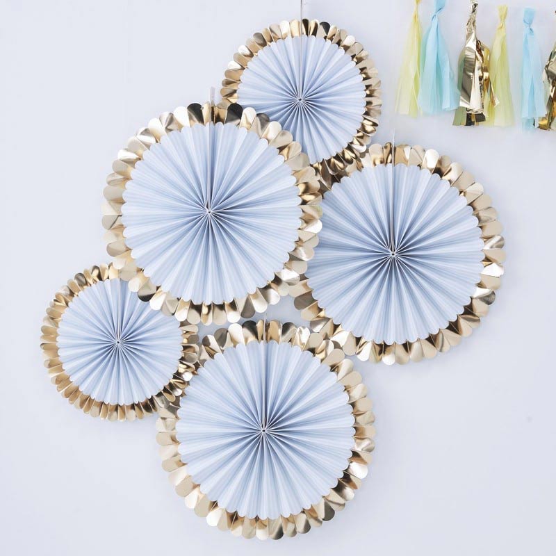 Fan Decorations - Blue Kit