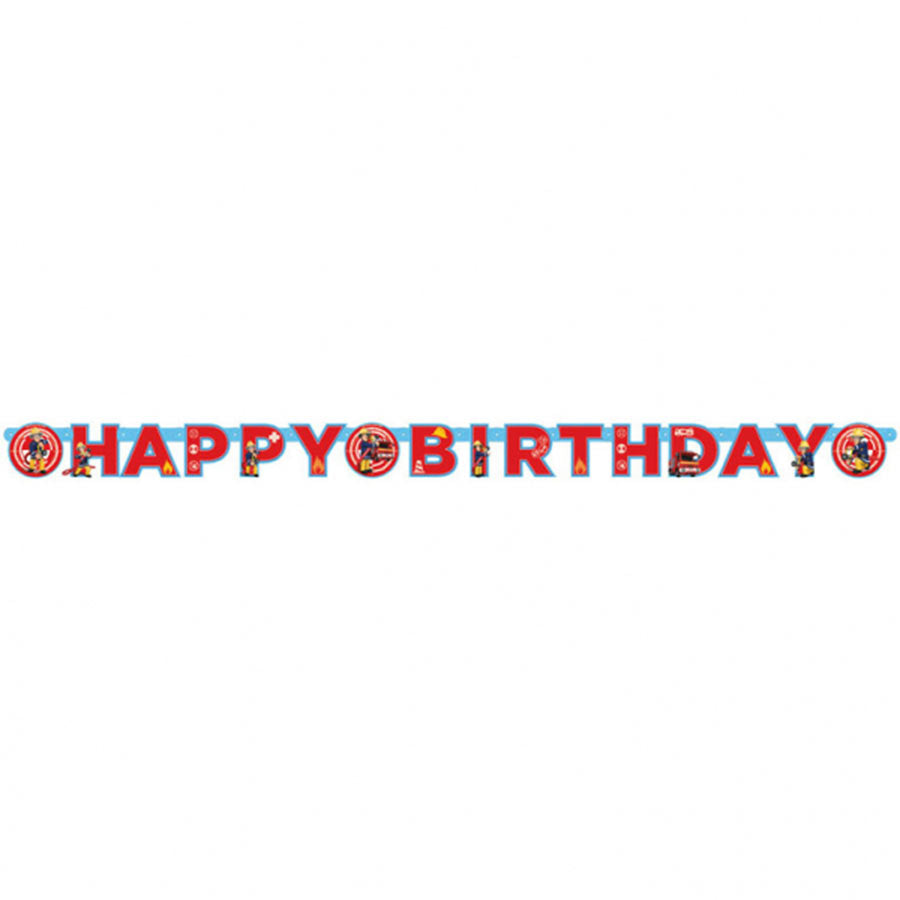 Brannmann Sam Banner HAPPY BIRTHDAY