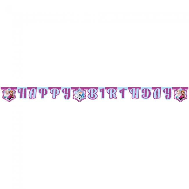 Frost Nordlys Happy Birthday Banner