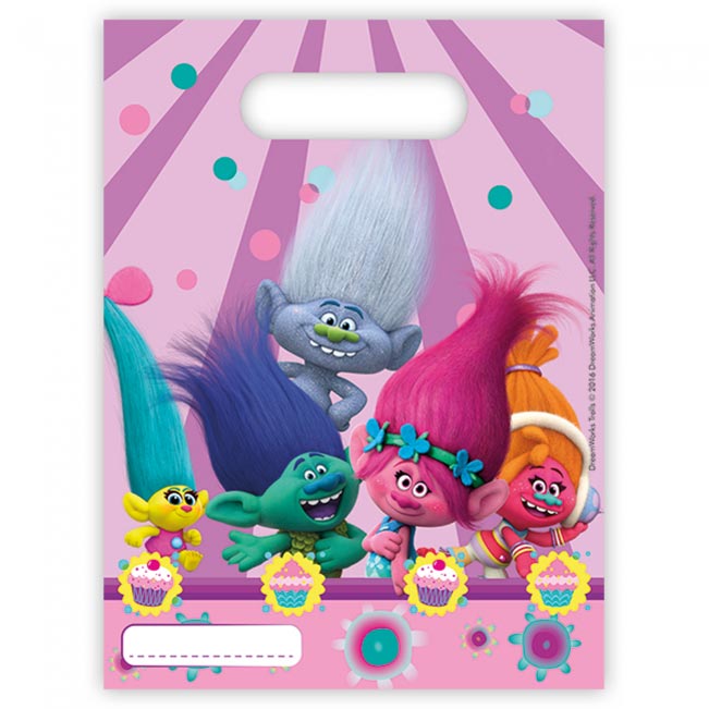 Trolls Godteposer 6 stk.