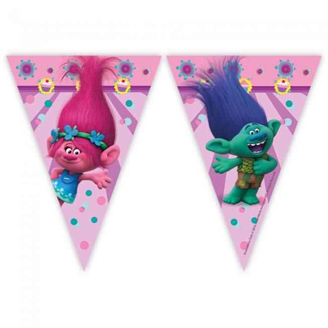 Trolls Vimpelbanner 2,3 m