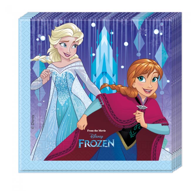 Frost Snøkrystall Servietter 20 stk.