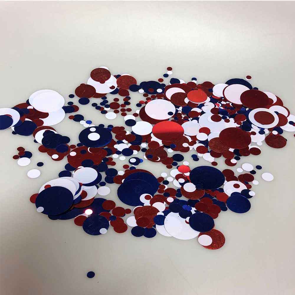 Konfetti Rød/Hvit/Blå