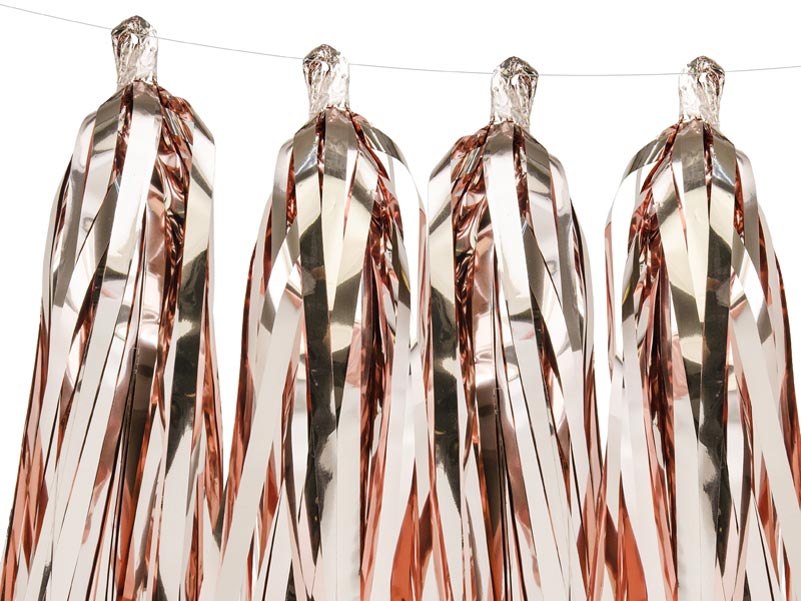 Tassel Girlander Rosegull 1,5 m