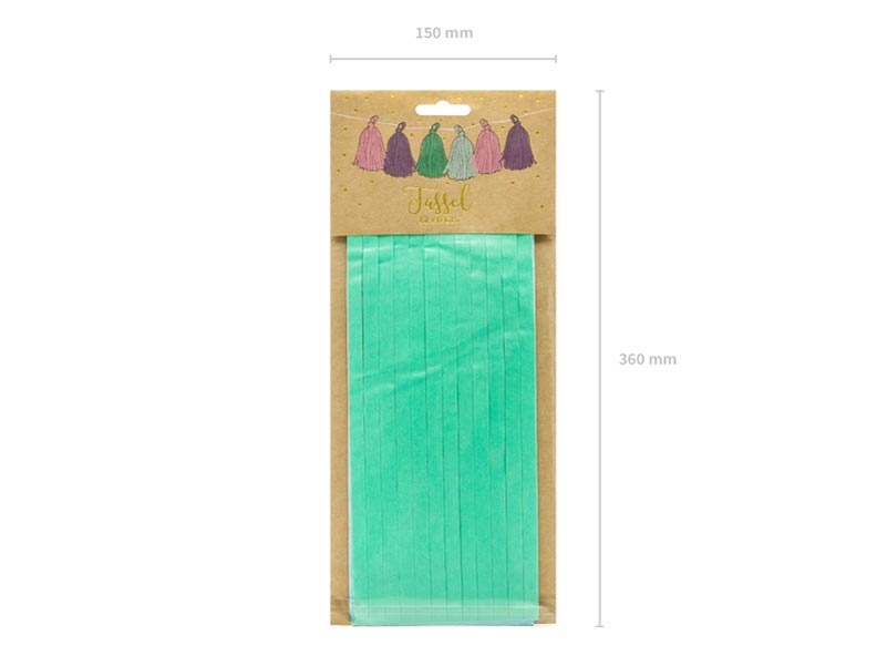 Tassel Girlander Pastell 1,5 m