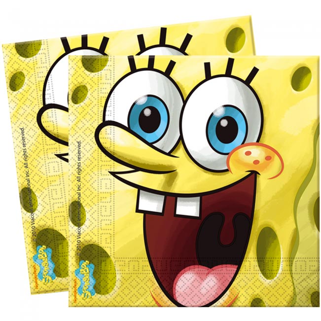 Svampebob Servietter 20 stk.