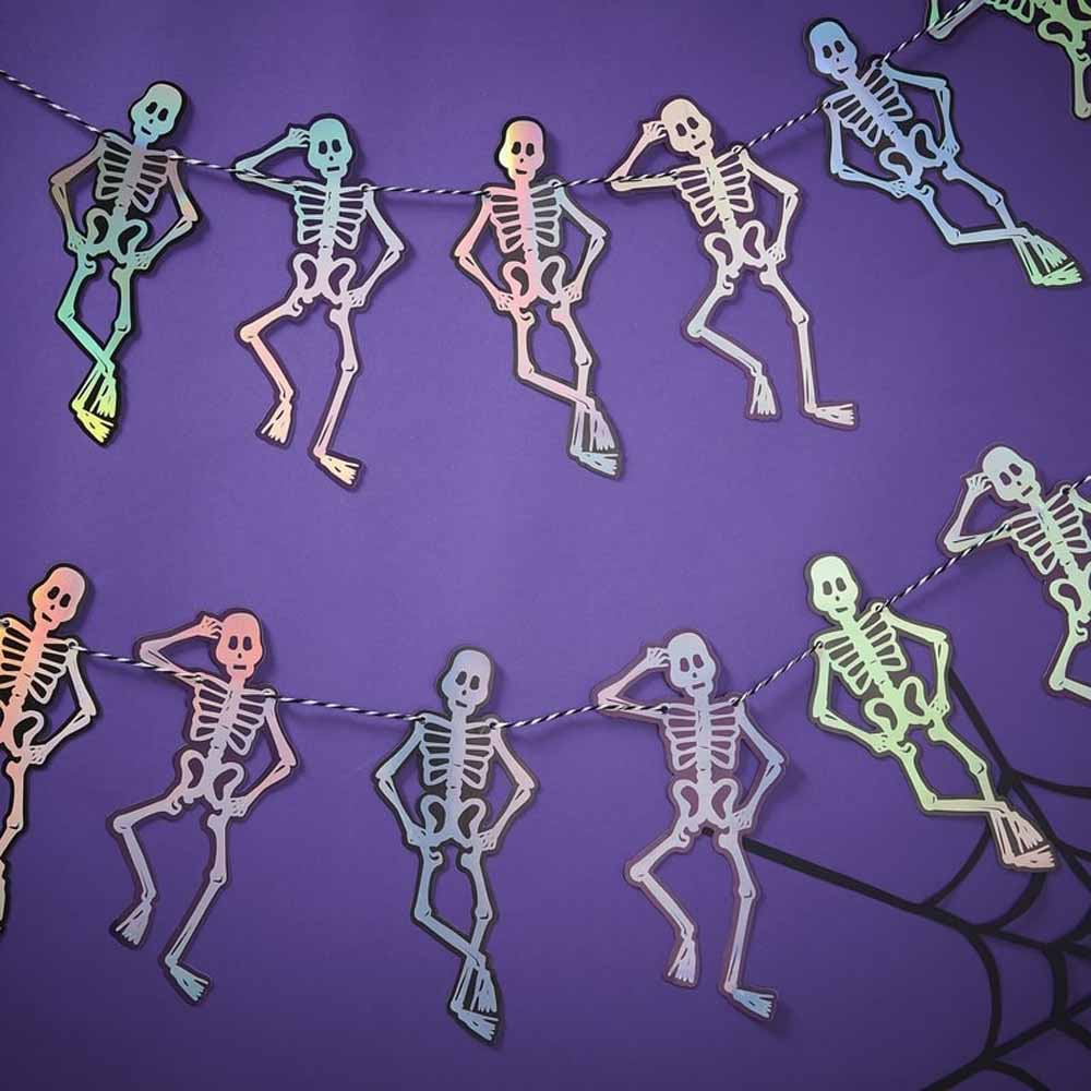 Skjelett Girlander Iriserende