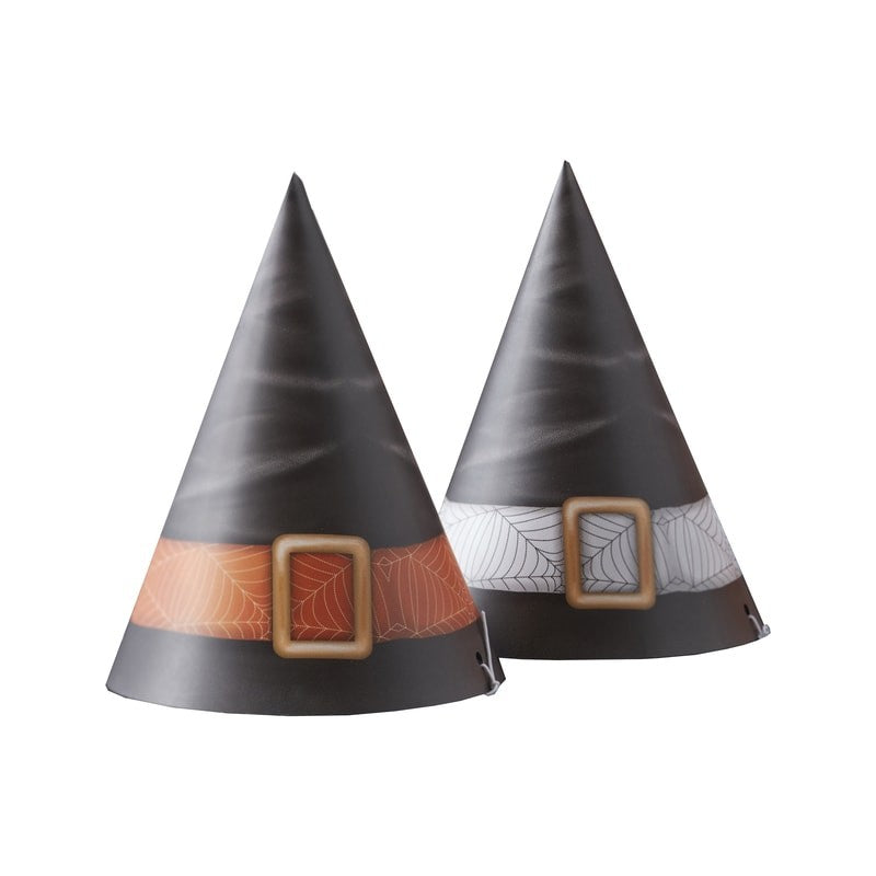 Heksehatter Partyhatt Spooky Spider 6 stk.