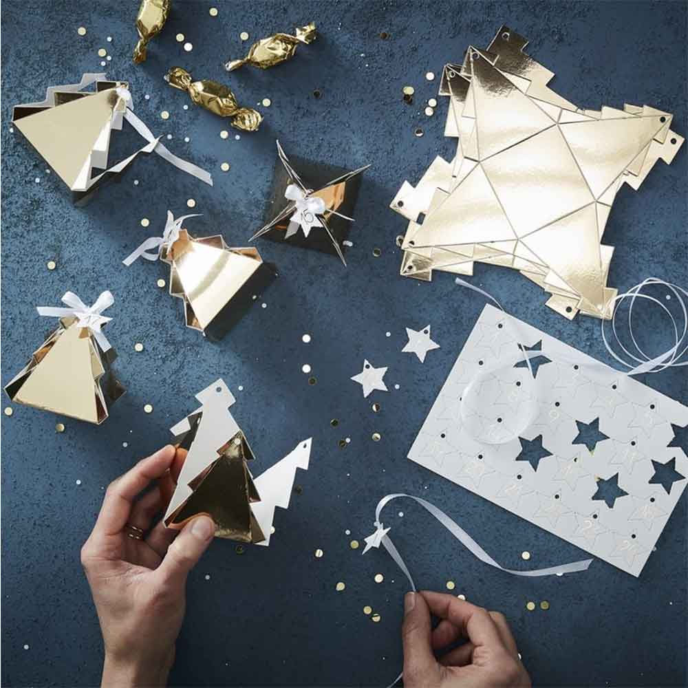 Adventskalender Juletre Pakker