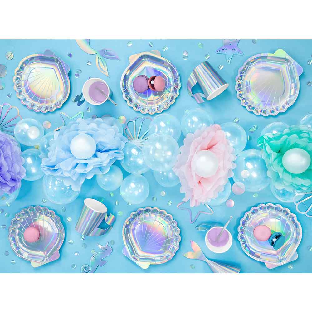 Havfrue Skjell Tallerken 6 stk.