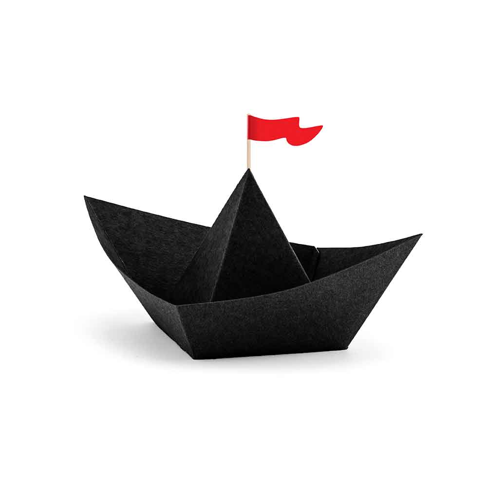 Piratparty Papirbåter Dekorasjon 6 stk.