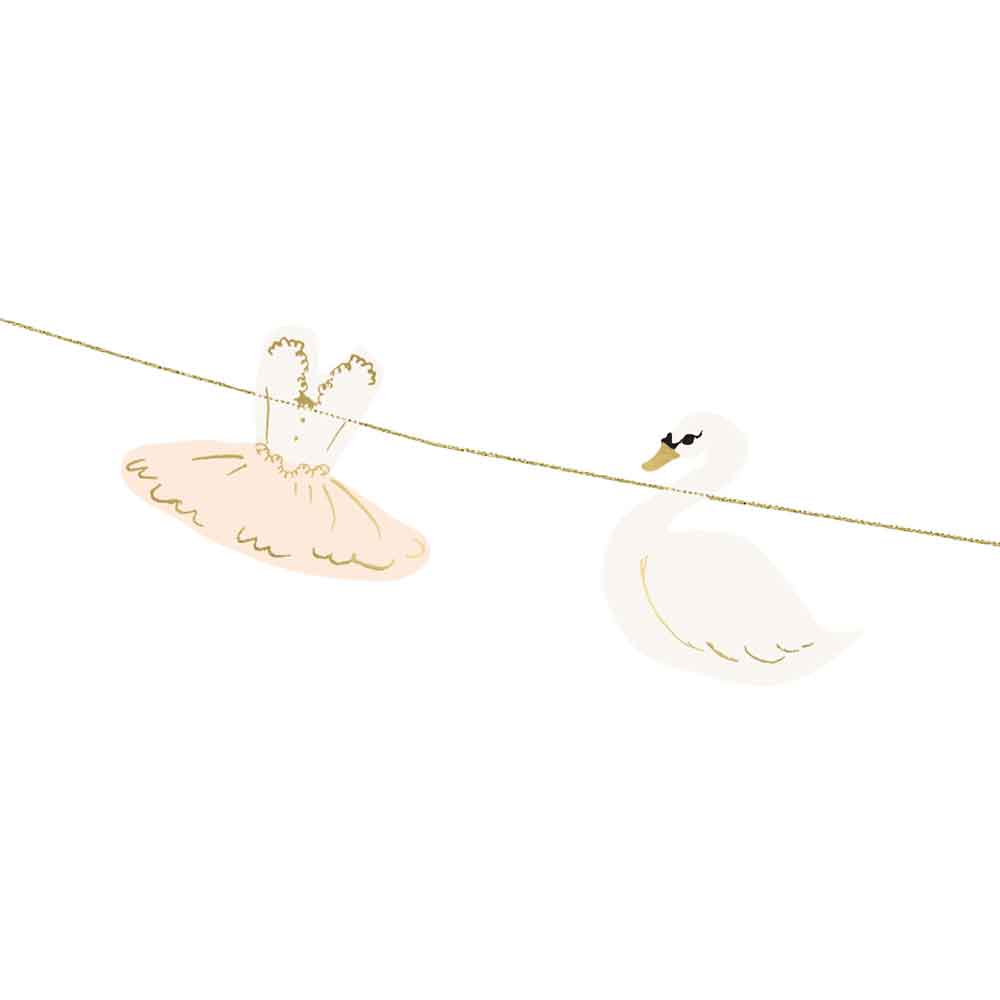 Svane Og Ballerina Banner 1.26 m.