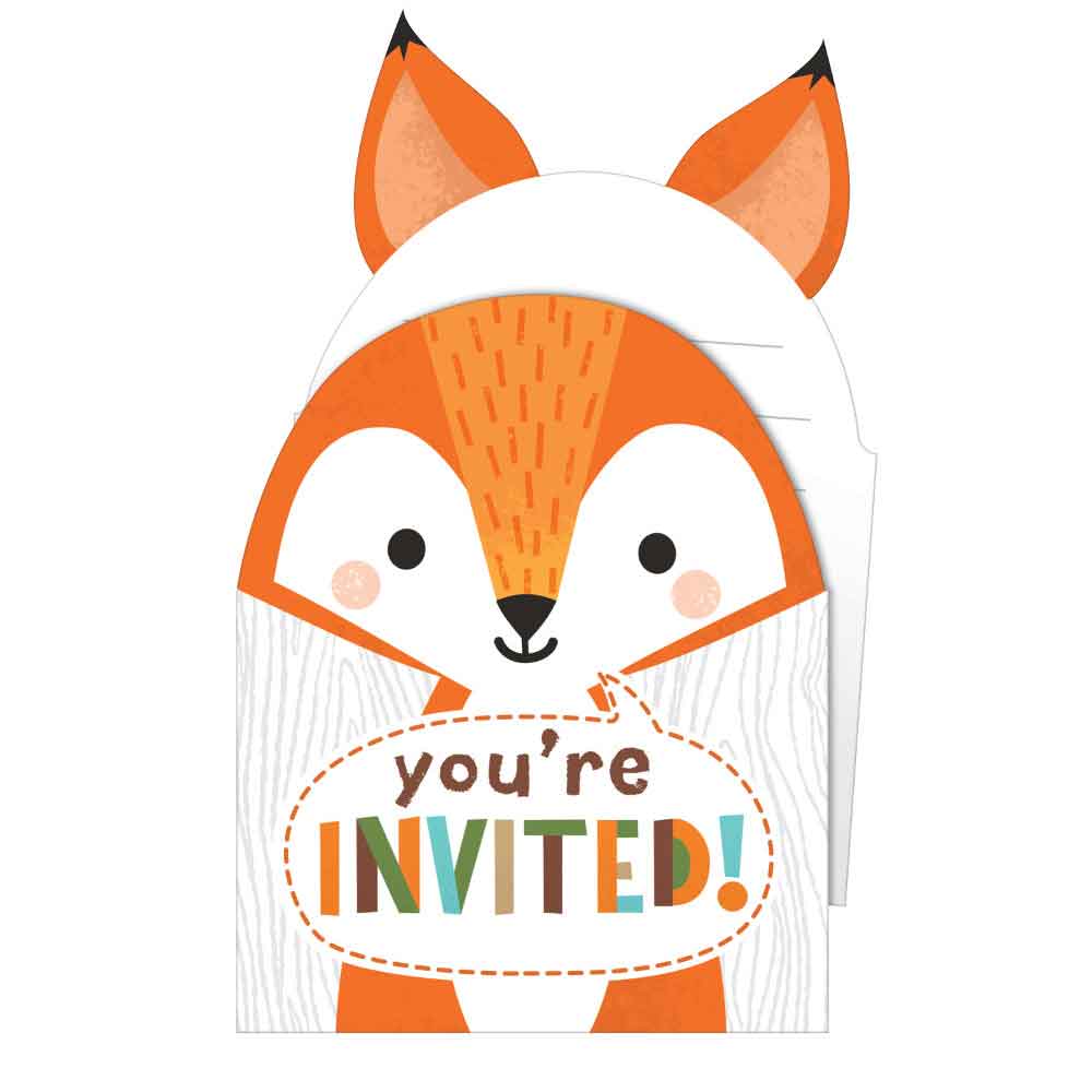 Eventyrskogen Invitasjoner 8 stk.