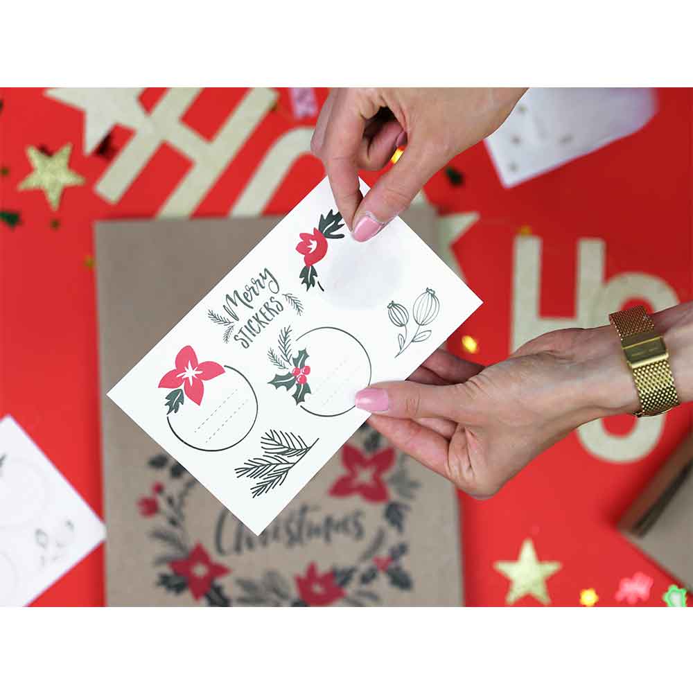 Gaveposer Merry Little Christmas Hvite 3 stk.