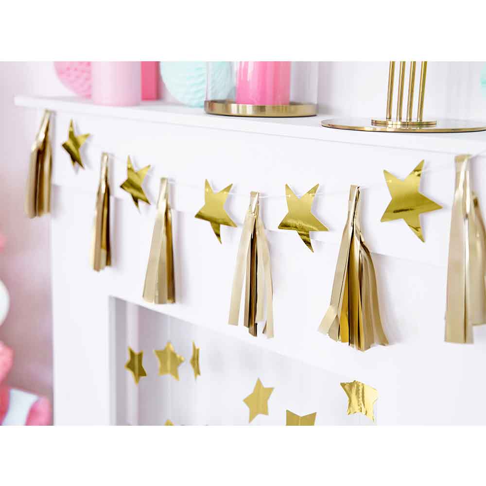 Tassel Girlander Stjerner, 1.3m