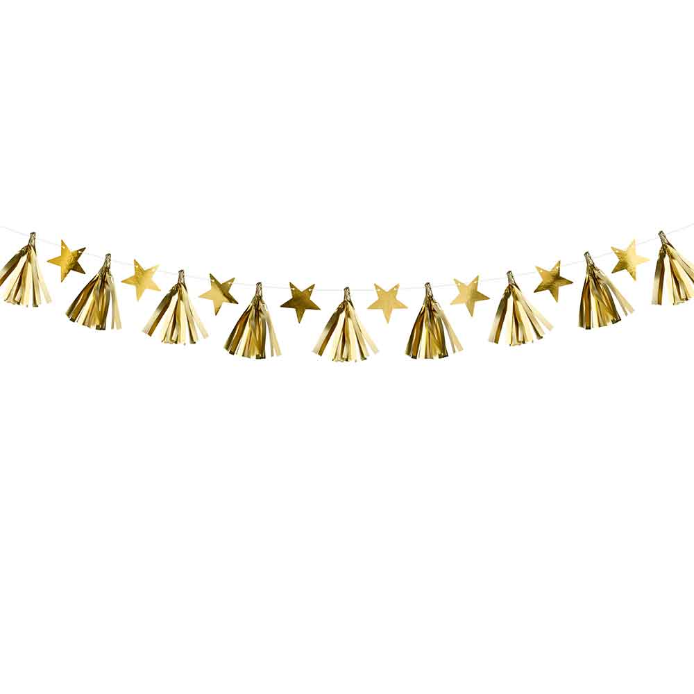 Tassel Girlander Stjerner, 1.3m