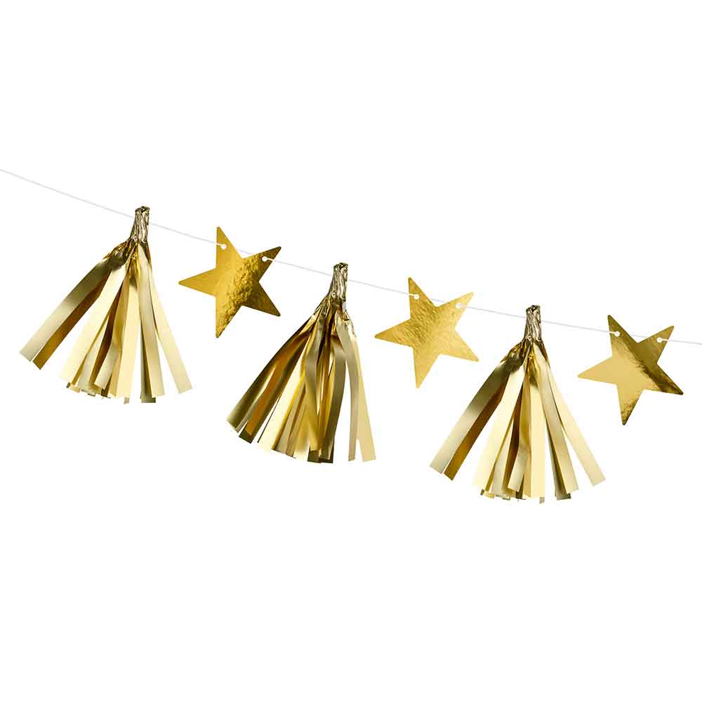 Tassel Girlander Stjerner, 1.3m