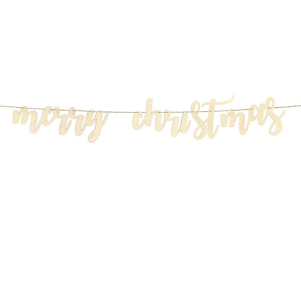 Banner I Tre "Merry Christmas"