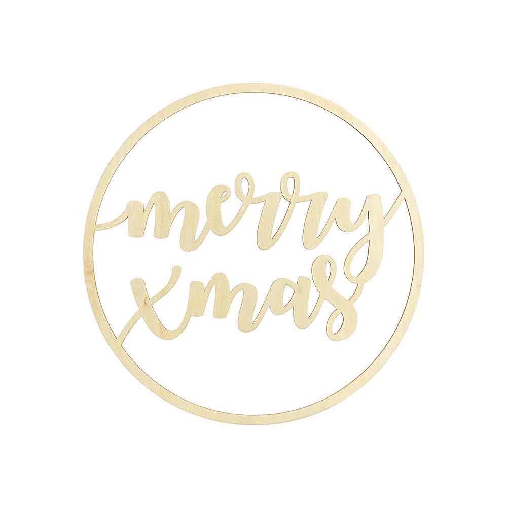 Hengende Dekorasjon "Merry Xmas"