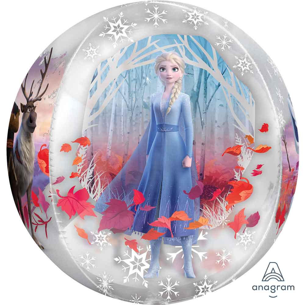 Frost 2 Orb Folieballong 38x40 cm