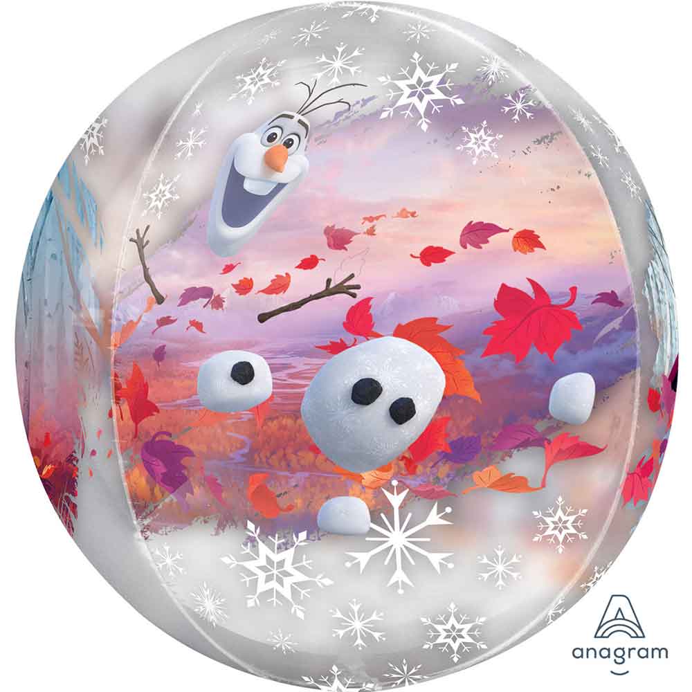 Frost 2 Orb Folieballong 38x40 cm