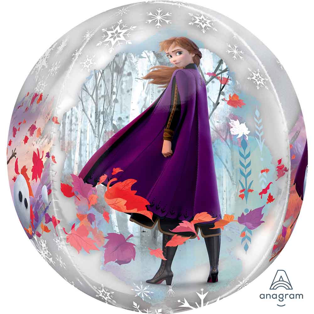 Frost 2 Orb Folieballong 38x40 cm