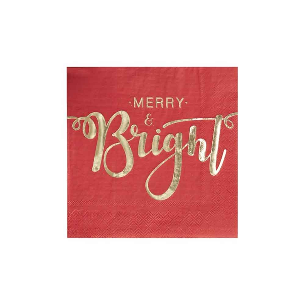 Merry And Bright Servietter 20 stk.