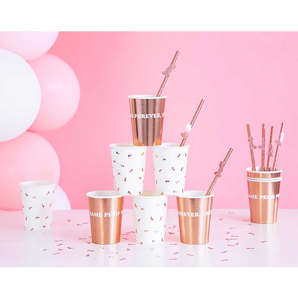 Papirkopper "Same Penis Forever" 6 stk