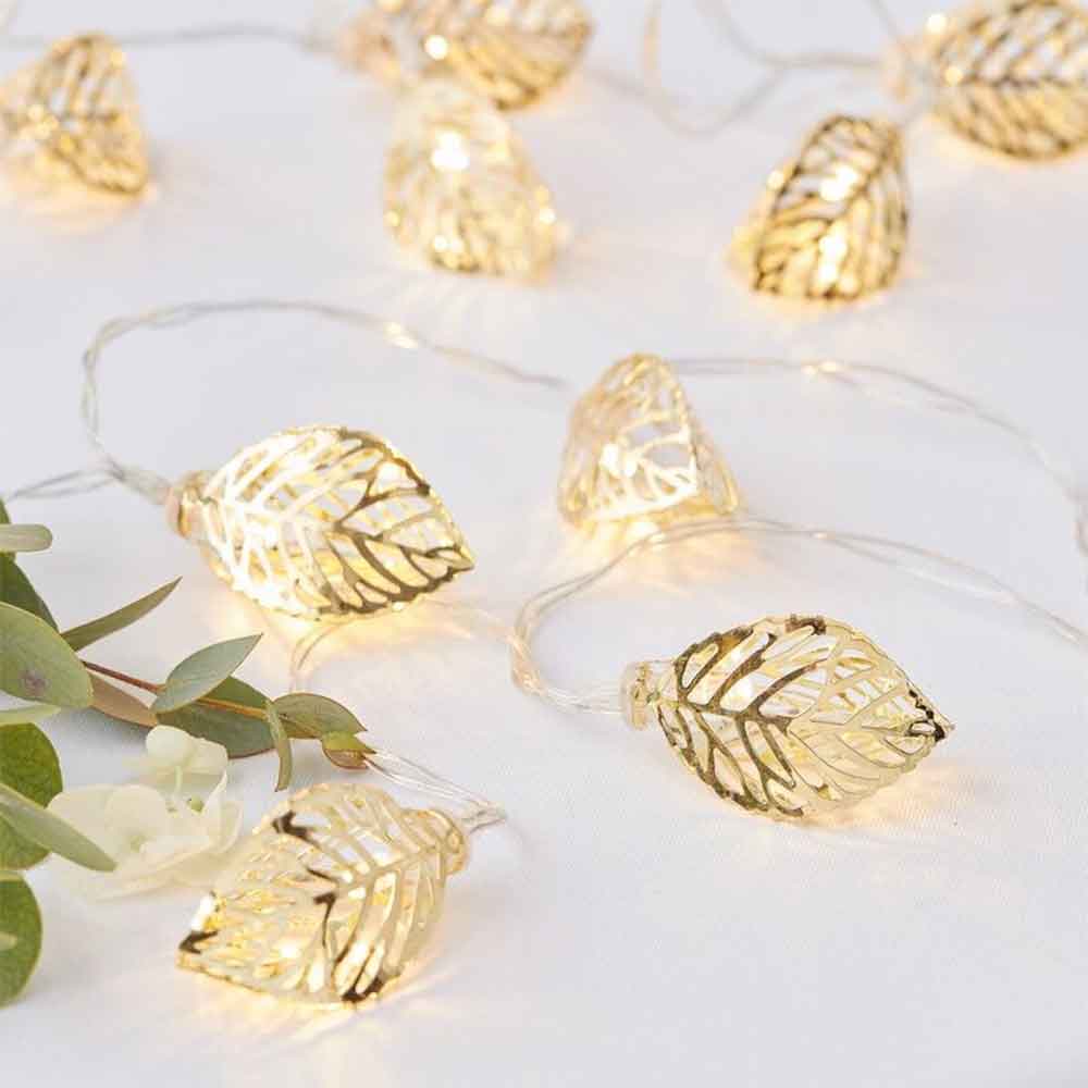 Gullblader Girlander Lyslenke 1,5 m