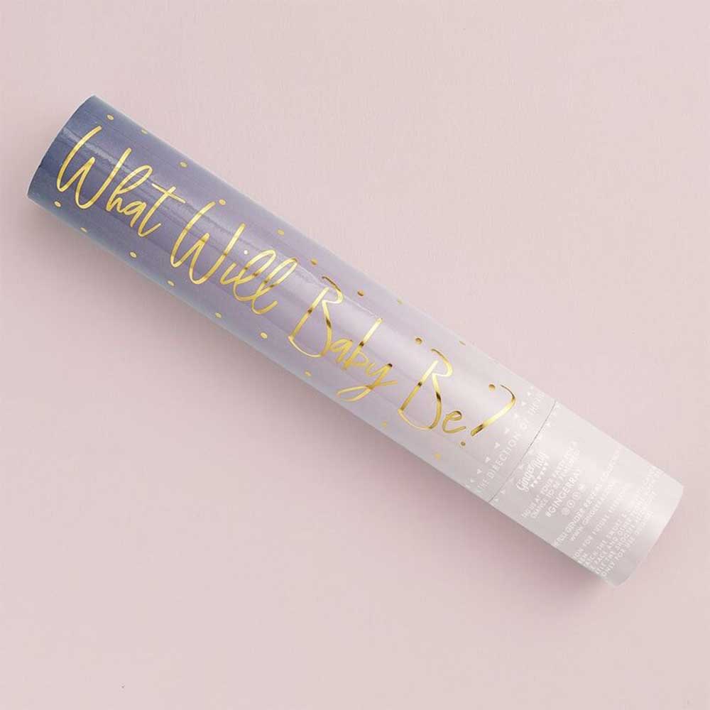 PINK GENDER REVEAL SMOKE CANNON WITH CONFETTI