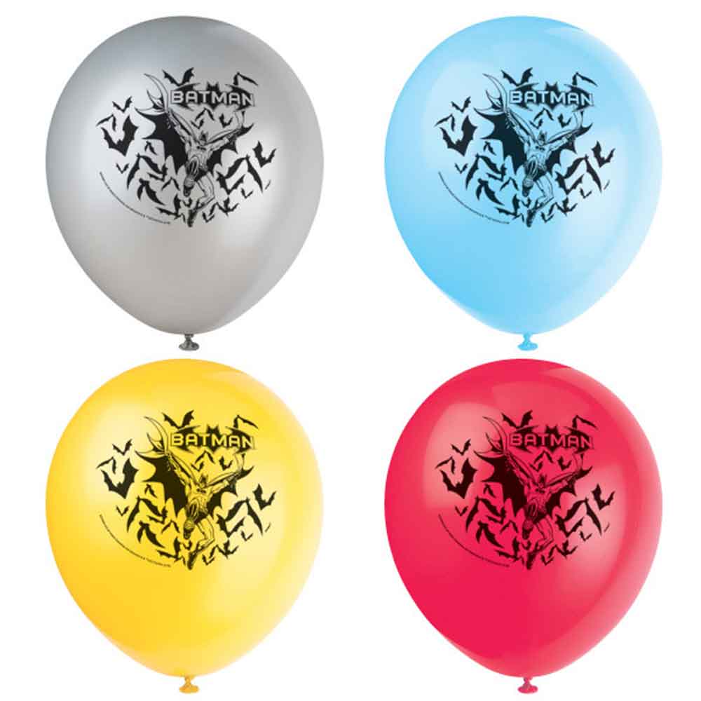 Batman Ballong 8 stk.