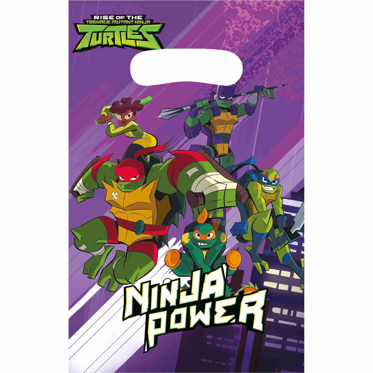 Rise Of The Teenage Mutant Ninja Turtles Godteposer 8 stk.