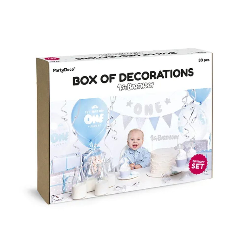 1st Birthday Party Dekorasjonssett