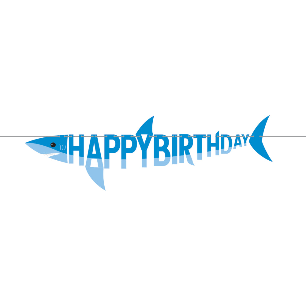 Shark Party Banner 1.7 meter