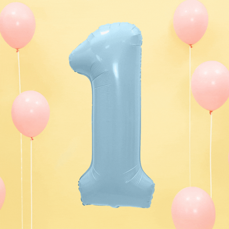 Tallballong Blå Pastell 86 cm