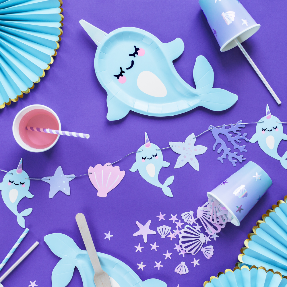 Narhval Tallerken 6 stk.