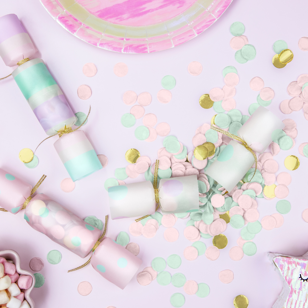 Smellbonbon med Papirkonfetti 6 stk.