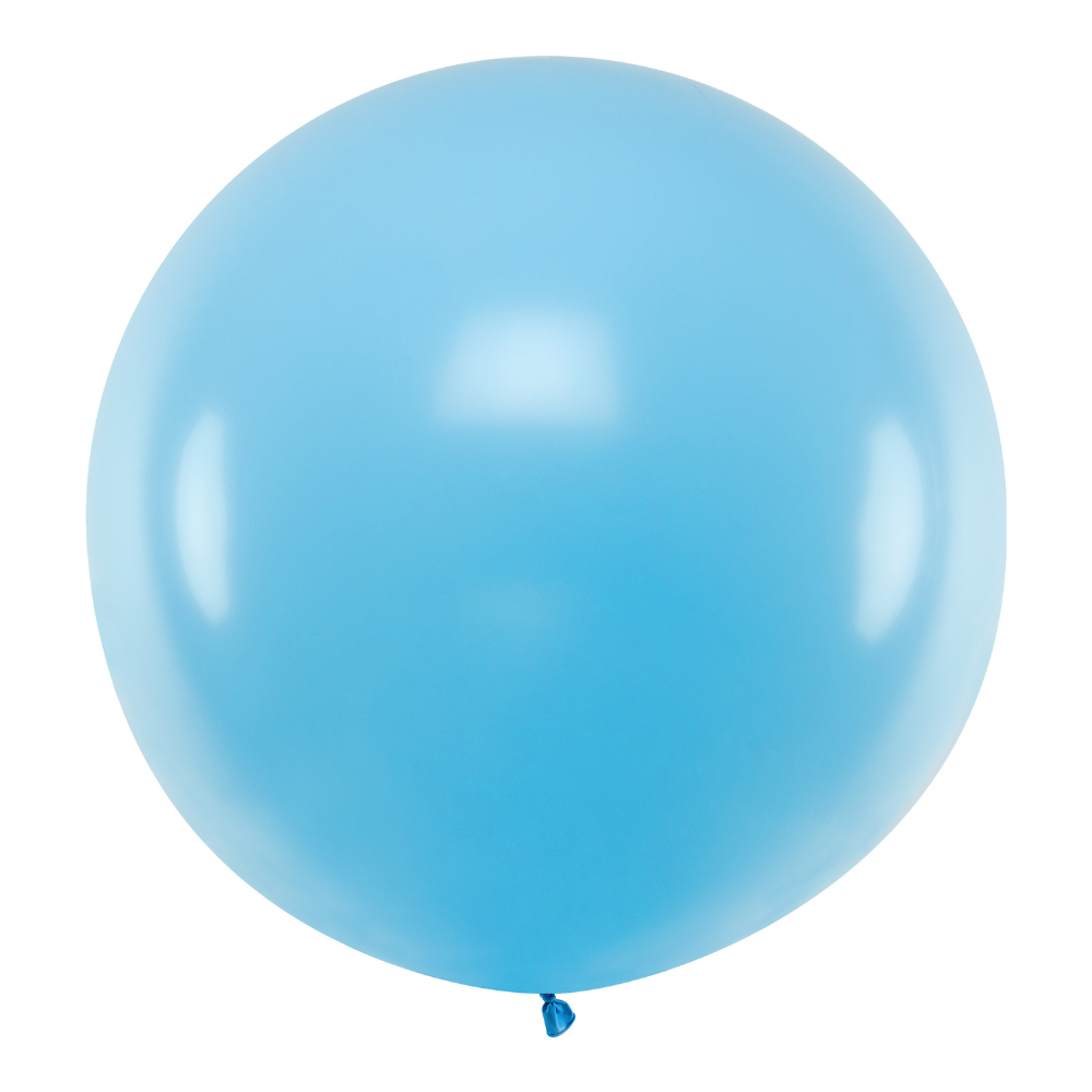 Stor Ballong 1 m Lyseblå