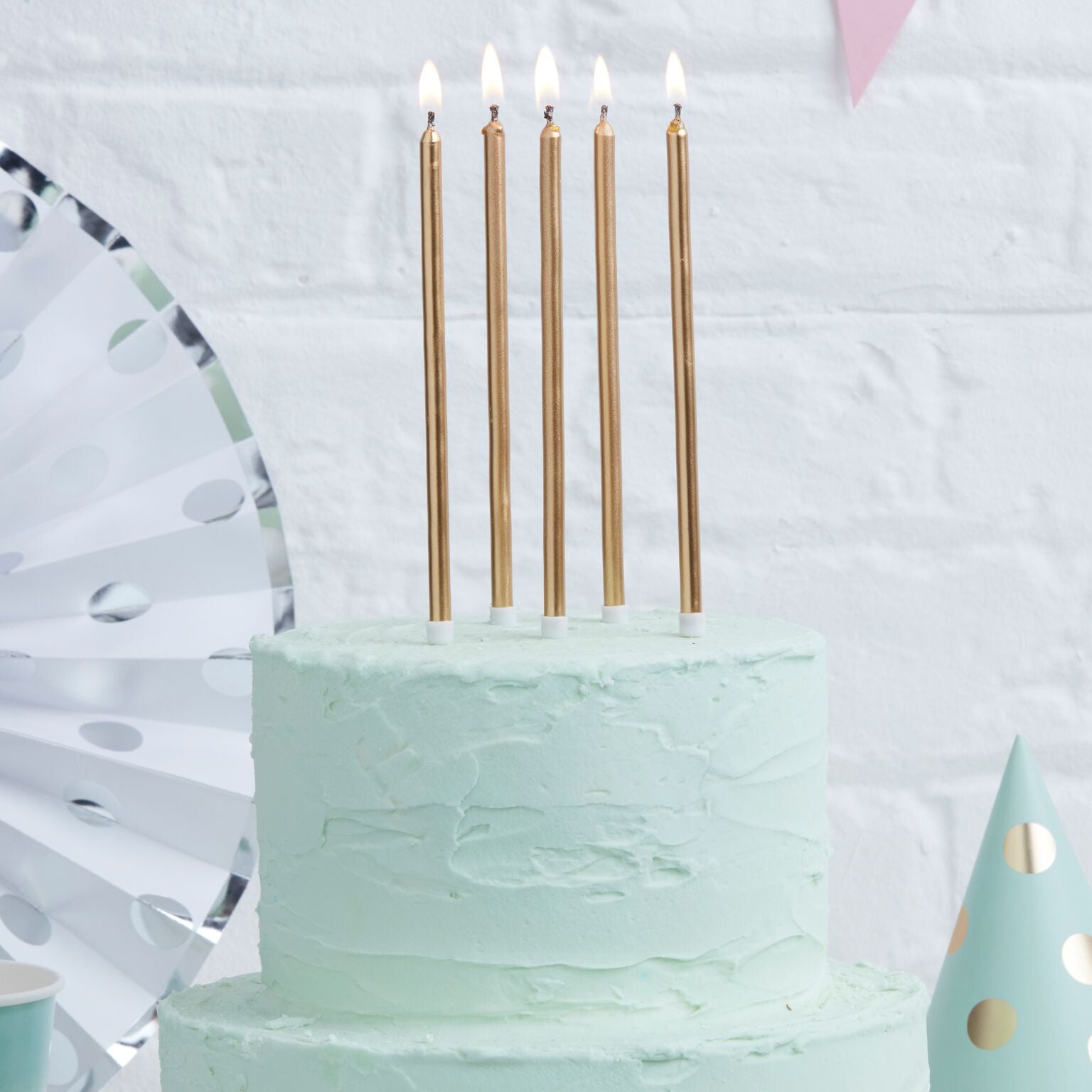 Lange Kakelys Gull 24 stk.