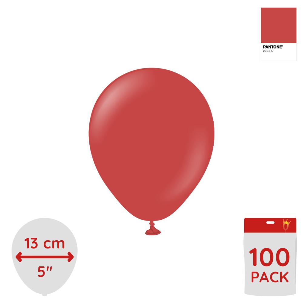 Kalisan Deep Red 12 cm 100 stk