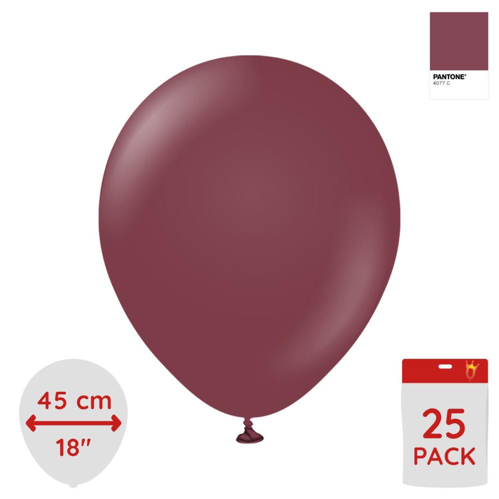 Kalisan Standard Burgundy 45 cm 25 stk