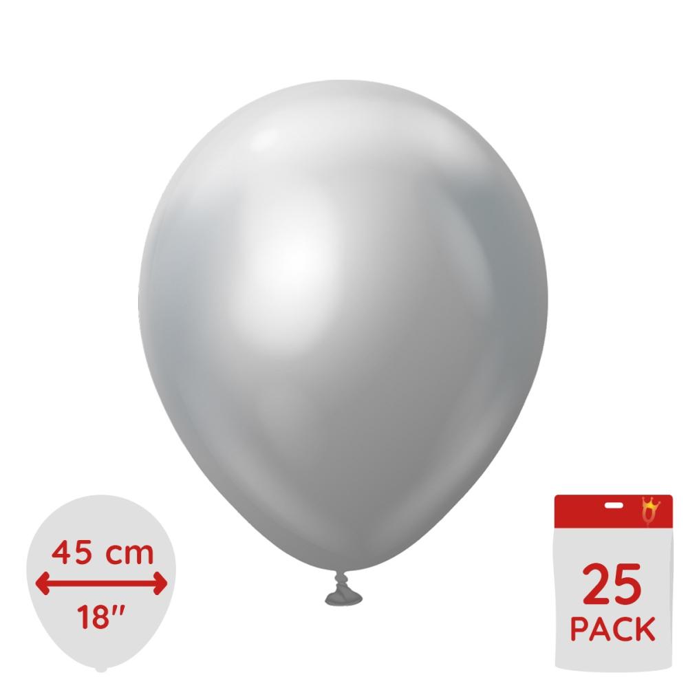 Kalisan Mirror Silver 45 cm 25 stk