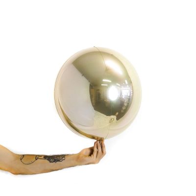 Orbz Folieballong White Gold (Loon Balls)