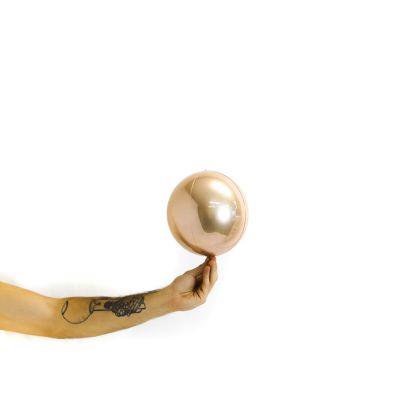 Orbz folieballong rosegull 18 cm